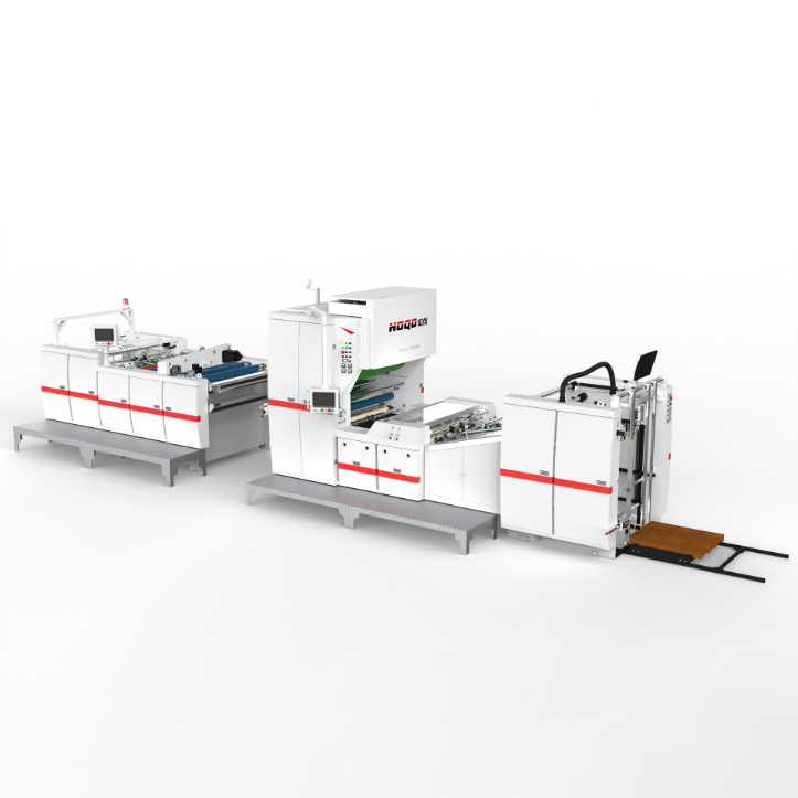 Mesin Laminating Penyingkiran Serbuk Pisau Rantai Automatik