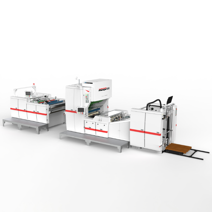 Mesin Laminating Penyingkiran Serbuk Menegak Automatik